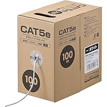 Amazon.co.jp: サンワダイレクト LANケーブル 自作用 100m CAT5e 単線